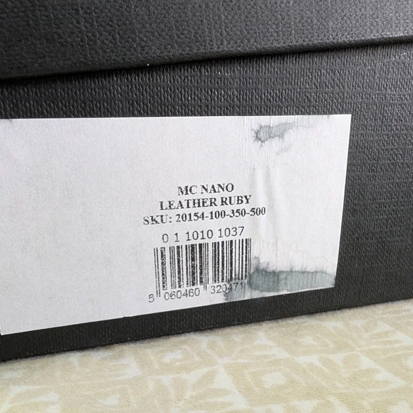 [Strathberry] Authentic Ruby Red Nano Tote Gold Hardware with Leather Strap - Picture 2 of 15